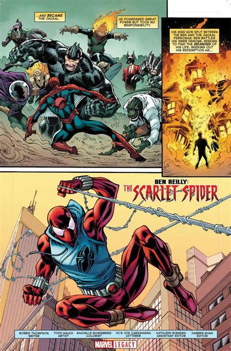 Marvel Comics Legacy & Ben Reilly The Scarlet Spider #10 Spoilers