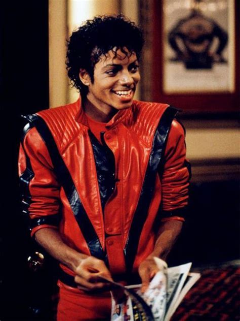 michael jackson thriller red leather jacket just american jackets