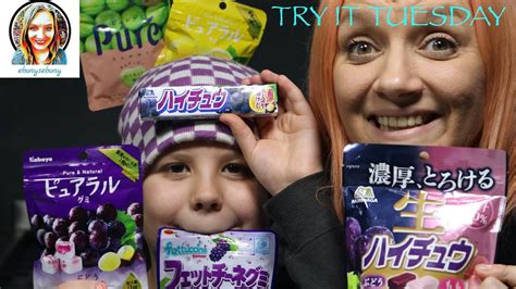 Try It Tuesday 13 Japanese Lollies Candy Youtube