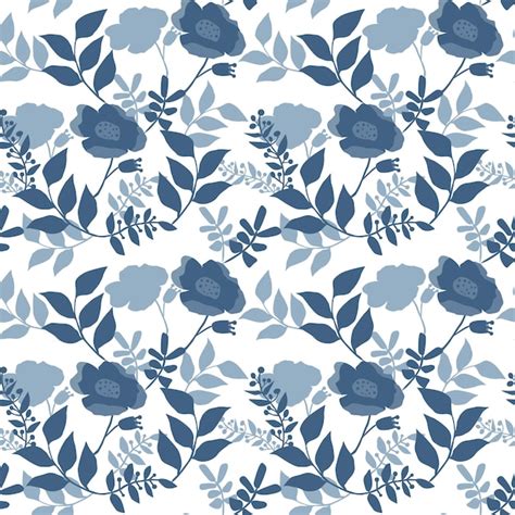 Premium Vector Seamless Pattern Of Abstract Botanical Elements
