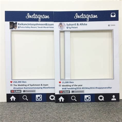 Ideasbyfarah Instagram Frame Props