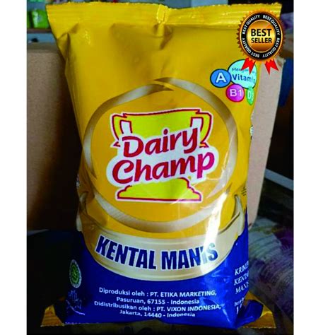 Jual Susu Krimer Kental Manis Dairy Champ 1 Kg Shopee Indonesia