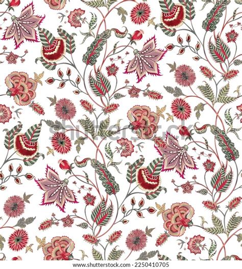 Beautiful Floral Chintz Seamless Pattern Stock Illustration 2250410705