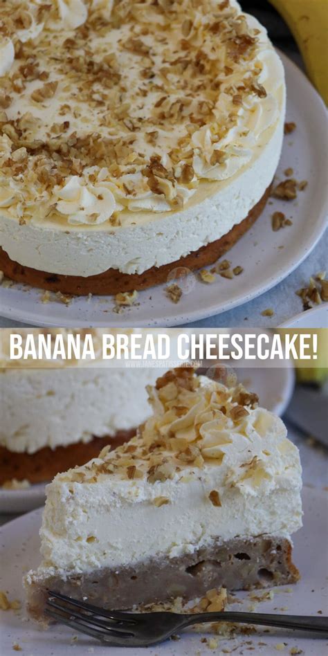 Banana Bread Cheesecake Janes Patisserie