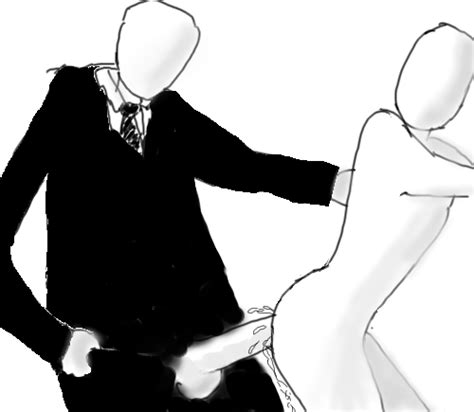 Rule 34 Gay Male Male Only Penis Sex Side View Standing Tagme The Slender Man 650982