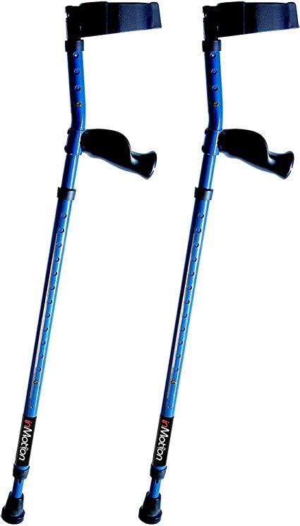 In Motion Forearm Crutches With Spring Assist Size Tall