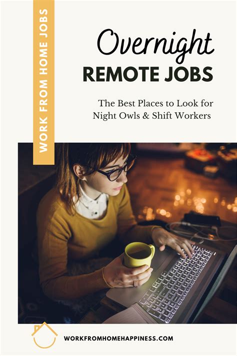 Overnight Remote Jobs Work From Home Happiness