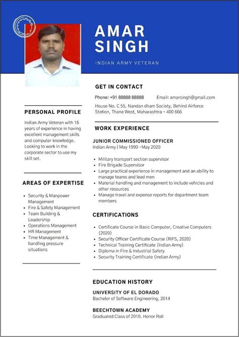 Sample Resumes For Retiring Police Officers Resume Example Gallery
