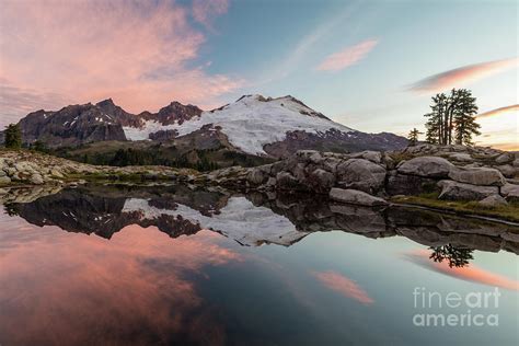 Sunrise At Mt Baker Photograph By Michael Holly Pixels