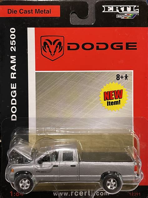 164 Silver Dodge Ram 2500 Pickup Truck Ertl 2005