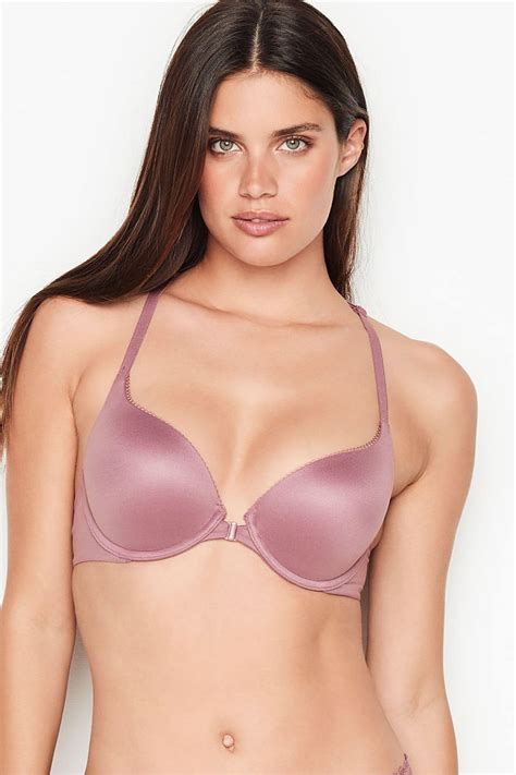 Buy Victorias Secret Mauvelous Purple Lace Trim Front Fastening Full Cup Push Up Bra From The