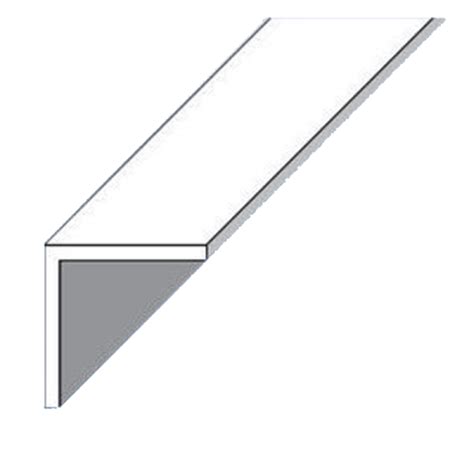L-PROFIL PVC FEKETE 10X10X1,0 1M - Lemez, profil, szögvas - Vasalat,