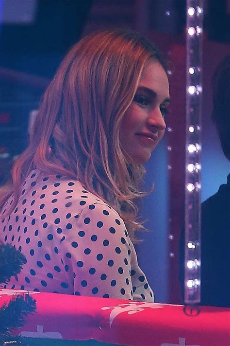 Lily James Makes An Appearance On The One Show In London