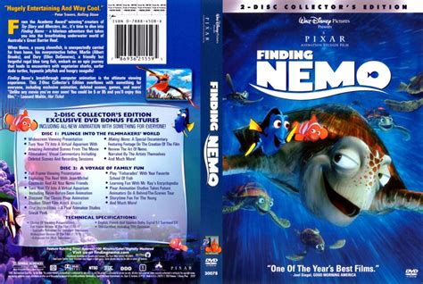 Finding Nemo Movie Dvd Scanned Covers 211finding Nemo R1 Scan Hires