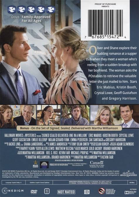 Signed Sealed Delivered One In A Million Dvd 2016 Dvd Empire