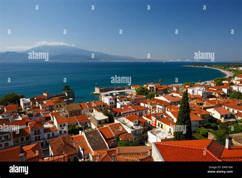 Nafpaktos Village In The Gulf Of Corinth Greece Stock Photo Alamy