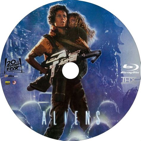 Aliens 1986 Custom Blu Ray Labels DVDcover Com