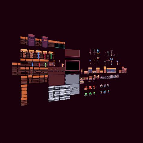 Release Devlog 16x16 Dungeon Tileset With Animations By Senkigan