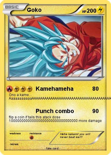 Pokémon Goko 41 41 Kamehameha My Pokemon Card