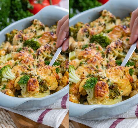 Aardappelschotel Met Broccoli En Kip Uit De Keuken Van Fatima