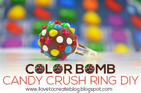 Ilovetocreate Blog Color Bomb Candy Crush Saga Ring Diy