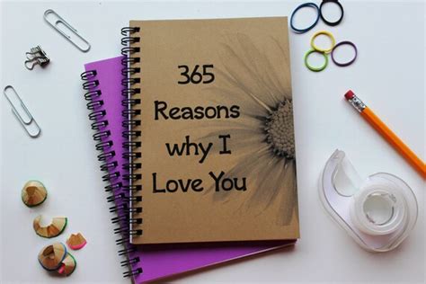 365 Reasons Why I Love You 5 X 7 Journal