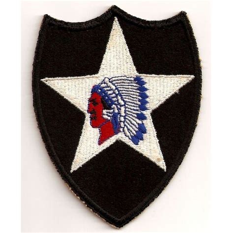 Original 2nd Infantry Division Patch Indian Head