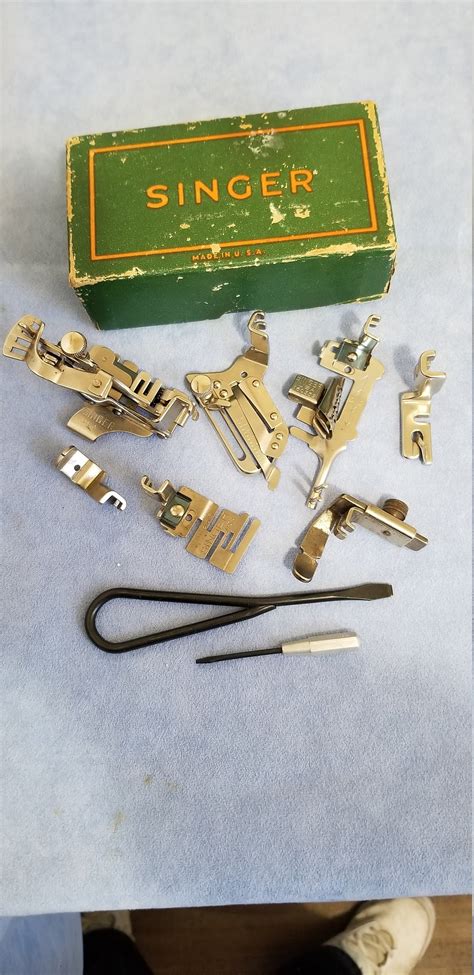 Singer Featherweight Attachments And Original Box Etsy