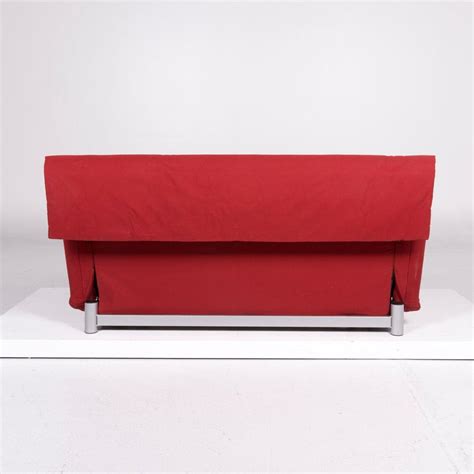 Please provide a valid price range. Ligne Roset Multy Fabric Sofa Bed Red Two-Seat Sofa Sleep ...