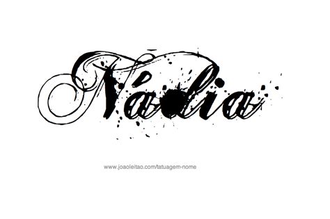 Desenhos De Tatuagem Com O Nome Nadia Desenhos Para Tatuagem Frases