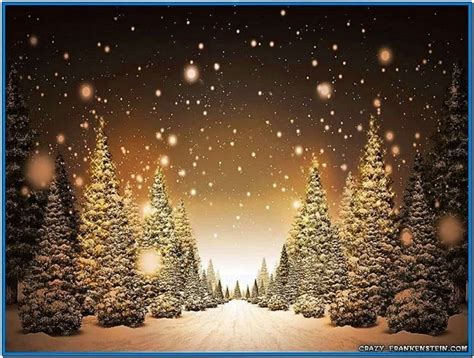 Christmas Snow Scenes Screensaver Download Free