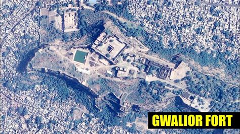 Aerial View Of Gwalior Fort Madhya Pradesh India Virtual Youtube