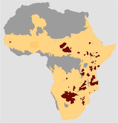 African Wild Dog Habitat Maps