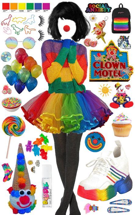 Clown Pride Outfit Shoplook Clown Clothes Cute Clown Clown Costume