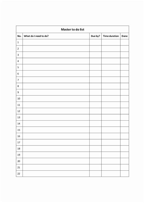 Things To Do List Printable Fresh 2019 To Do List Template Fillable