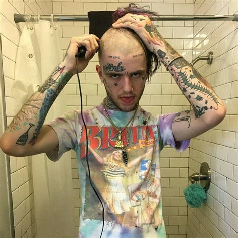 Lil Peep In Lil Peep Tattoos Lil Peep Hellboy Yung Lean