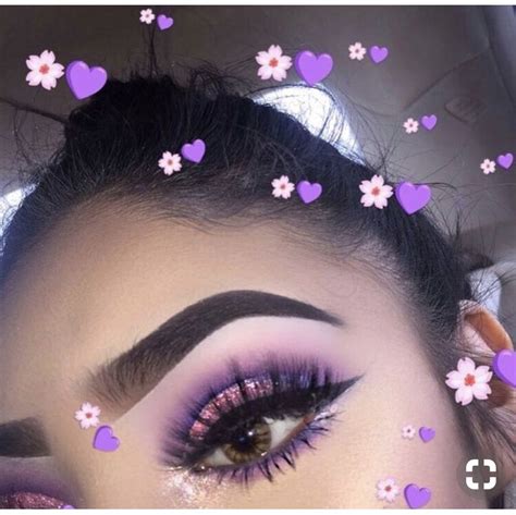 Pin By Baddie ⚠️ House💞⚠️ On Makeup Face Made Purple Makeup