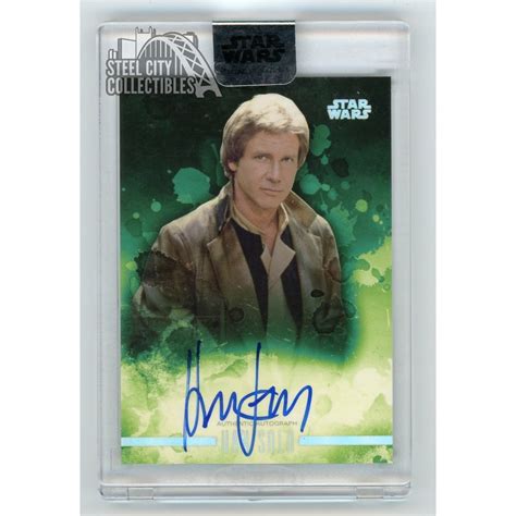 Harrison Ford Han Solo Topps Star Wars Stellar Signatures