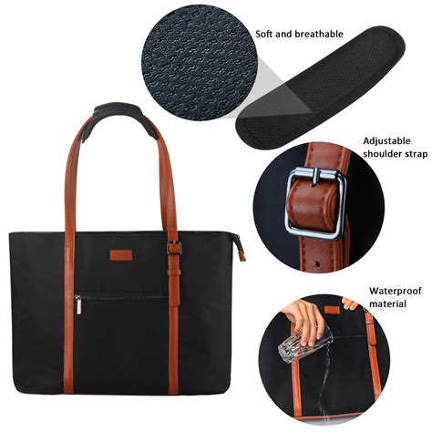 Relavel Laptop Tote Bag for Women Work Bag with ...