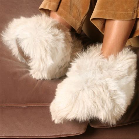 The Most Luxury Fur Slippers Alpaca Slippers Fuzzy Slippers Fur