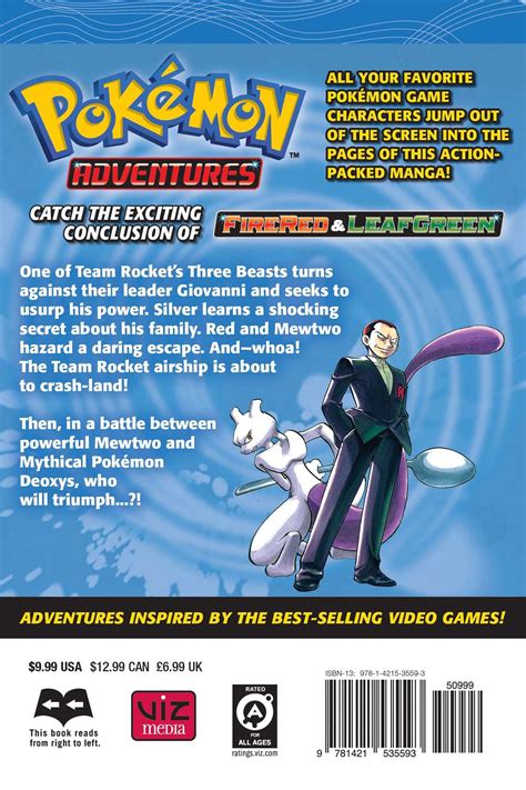 Pokémon Adventures Firered And Leafgreen Vol 25 Book By Hidenori Kusaka Satoshi Yamamoto