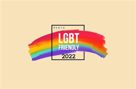 Lgbtq Pride Month Flag 2022 Concept Brush Stroke Banner Lgbt Rainbow Flag Symbol Stock Vector