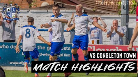 Vs Congleton Town H 14 August 2022 Match Highlights Bury Afc Youtube