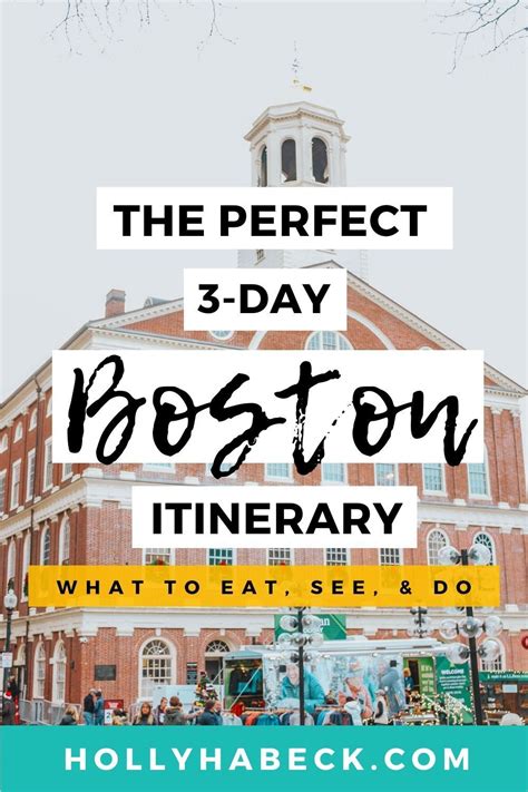 A Weekend In Boston The Ultimate Day Itinerary Boston Things To Do