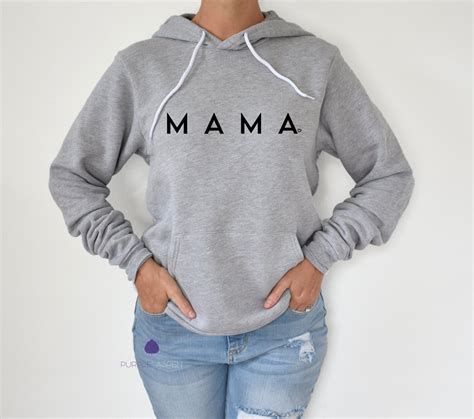 Mama Everyday Sweatshirt Mama Hooded Sweater Mama Clothing Etsy