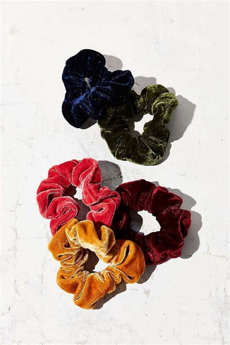 Urban Outfitters Velvet Hair Scrunchie Set Where To Buy Scrunchies Popsugar Beauty Photo 3