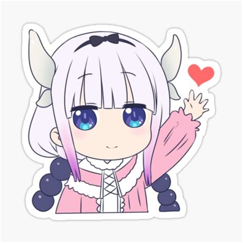 Miss Kobayashis Dragon Maid Stickers For Sale Artofit