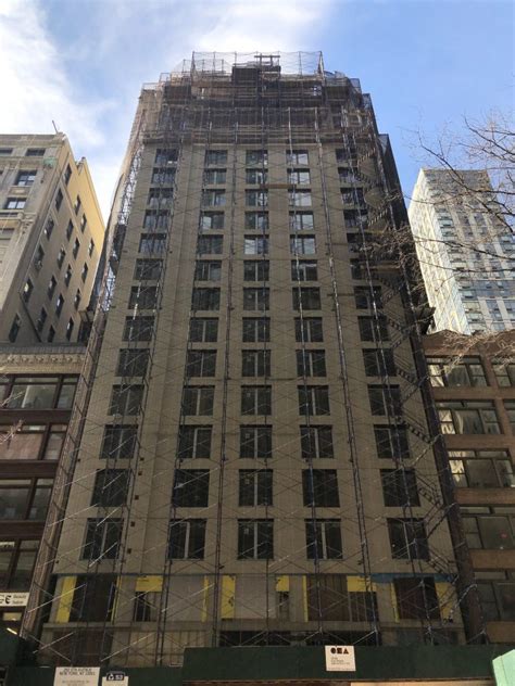Façade Nears Completion On Gene Kaufmans Hotel At 292 Fifth Avenue In