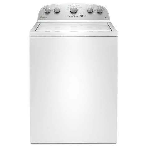 whirlpool 3 5 cu ft high efficiency agitator top load washer white in the top load washers