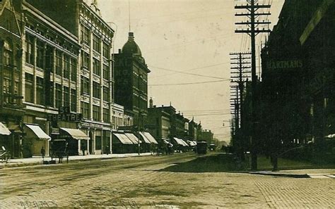 Postcards From The Past Peoria Illinois Adams Street